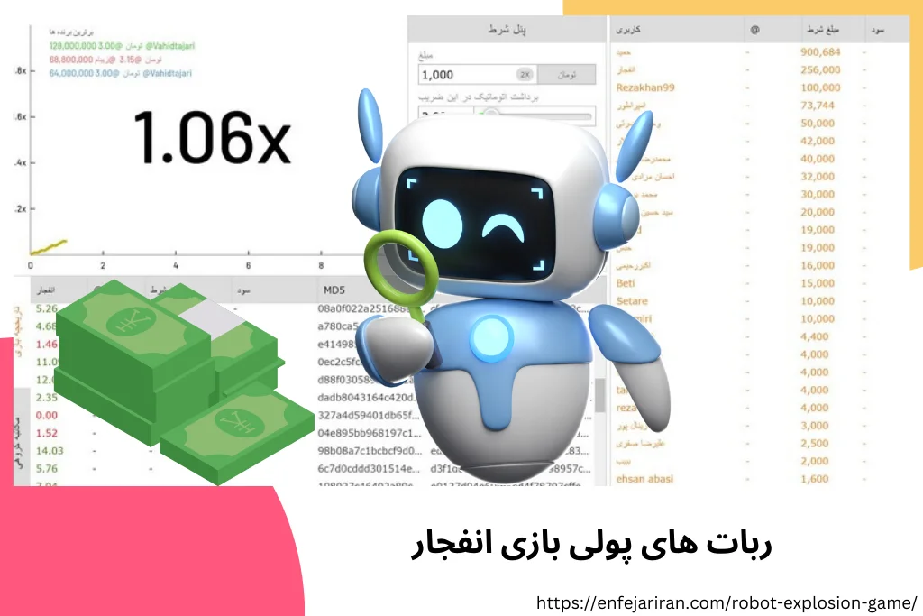 ربات‌ های پولی بازی انفجار