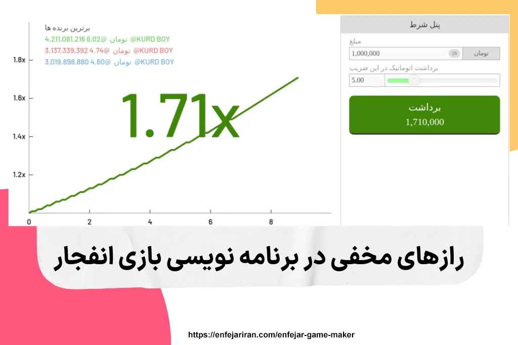 بررسی راز های مخفی در برنامه نویسی بازی انفجار