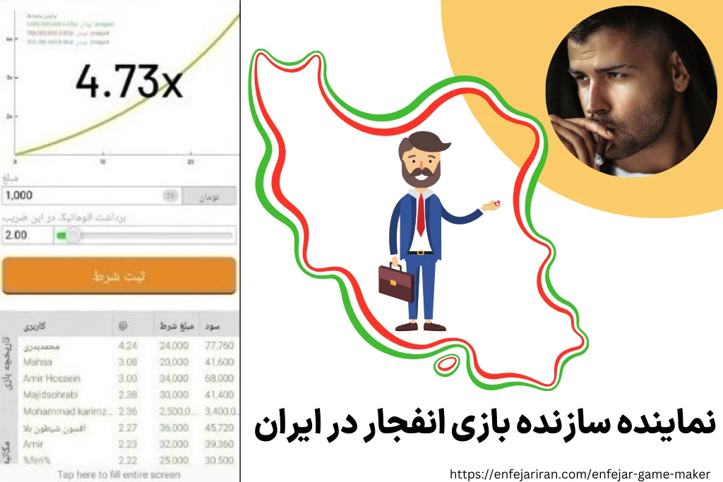 نماینده سازنده بازی انفجار در ایران