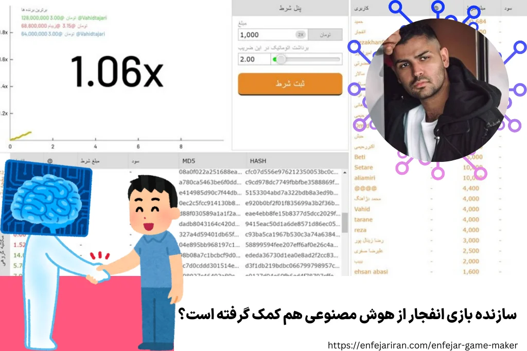 سازنده بازی انفجار از هوش مصنوعی هم کمک گرفته است؟