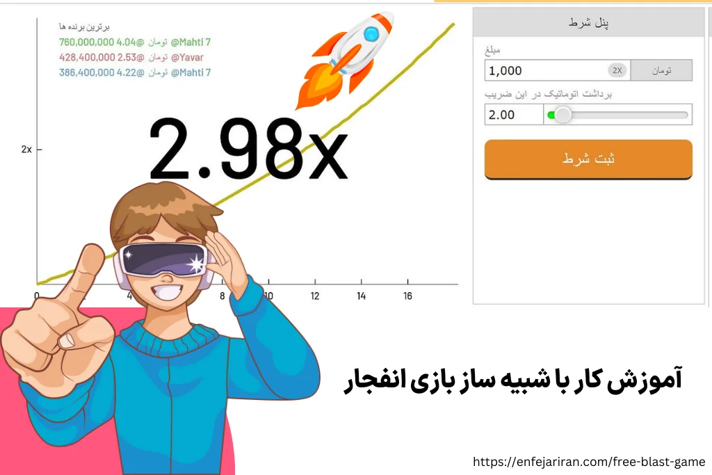 آموزش کار با شبیه ساز بازی انفجار